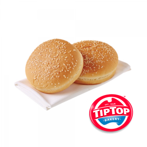 Hamburger Buns - Tip Top (Speedibake 5") 95gm x 72 - NQSeafoods.