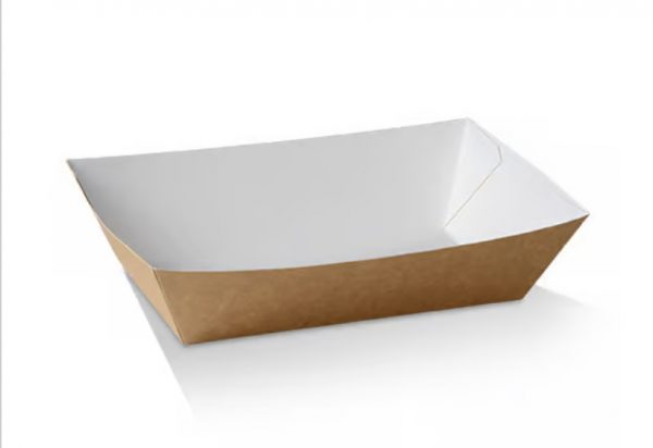 BT4 Large brown cardboard tray #4 (400)