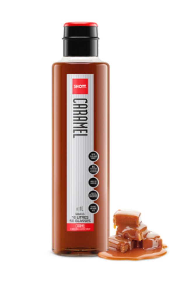 Caramel Syrup SHOTT 1000ml (6)