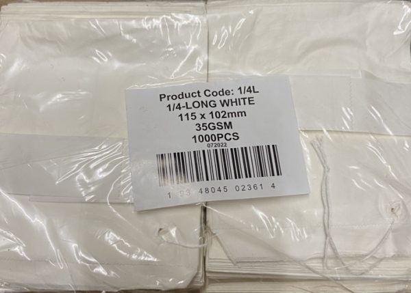1/4L - 1/4 Flat white bag 1000s