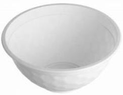 Genfac 1050 White Plastic Bowl 400s CTN