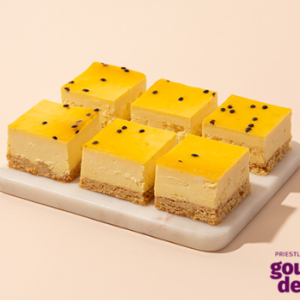 Lemon & Passionfruit Cheesecake Slice Gluten Free 15's (4)