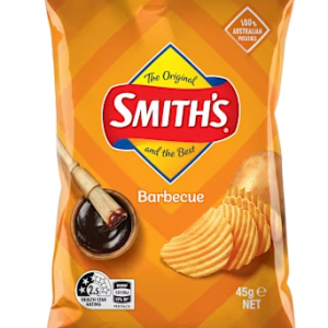 Smith's crinkle cut barbecue 18 x 45 g