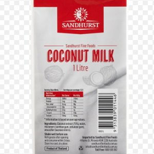 Coconut Milk Tetra pack 12x1L CTN