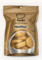 Cooki Hazlenut Retail Pouch 14x100g CTN