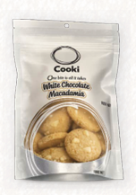 Cooki Wht Choc Macadamia Retail Pouch 14x100g CTN