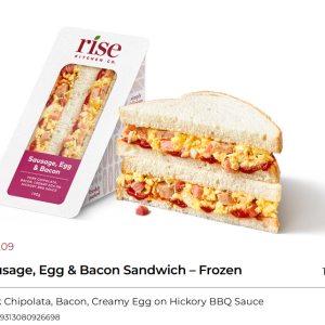 Sausage, Egg & Bacon Sandwich 12x190g CTN