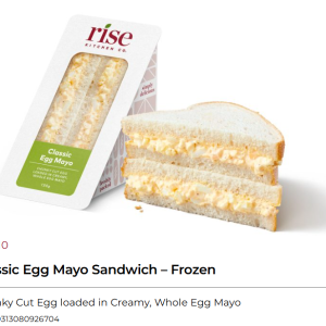 Classic Egg & Mayo Sandwich 12x130g CTN