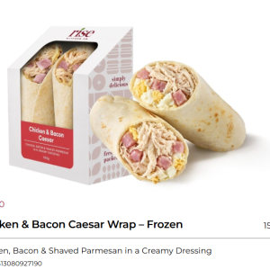 Chicken & Bacon Caesar Tortilla Wrap 12x150g CTN
