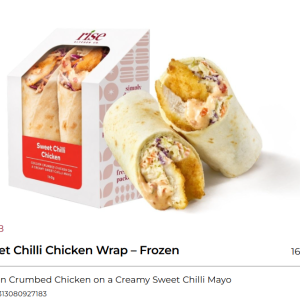 Sweet Chilli Chicken Tortilla Wrap 12x150g CTN
